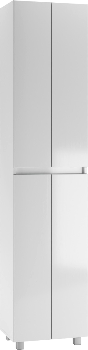 Шкаф-пенал для ванной Айсберг Норма 45 белый