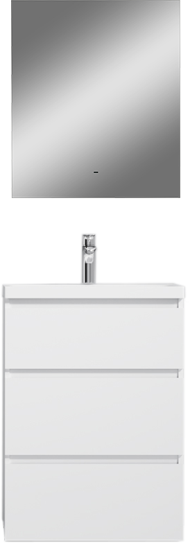 Мебель для ванной комнаты AM.PM Gem S 60 напольная, зеркало DIWO Элиста