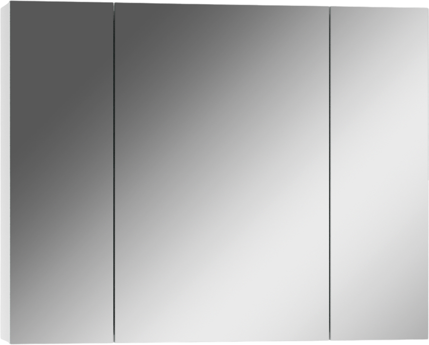 Зеркало-шкаф Айсберг Мечта 70 3 дверцы, белый