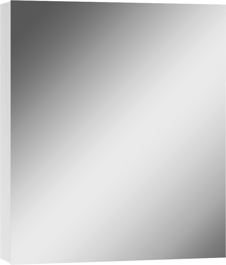 Зеркало-шкаф Айсберг Норма 60 1 дверца, белый