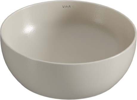 Накладная раковина VitrA Outline Recycled 41 матовый тауп, круглая