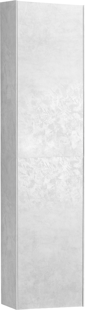 Шкаф-пенал для ванной AQUATON Марбл 40 слэйт