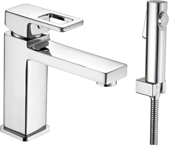 Комплект для раковины Shevanik S8271 с гигиеническим душем, хром