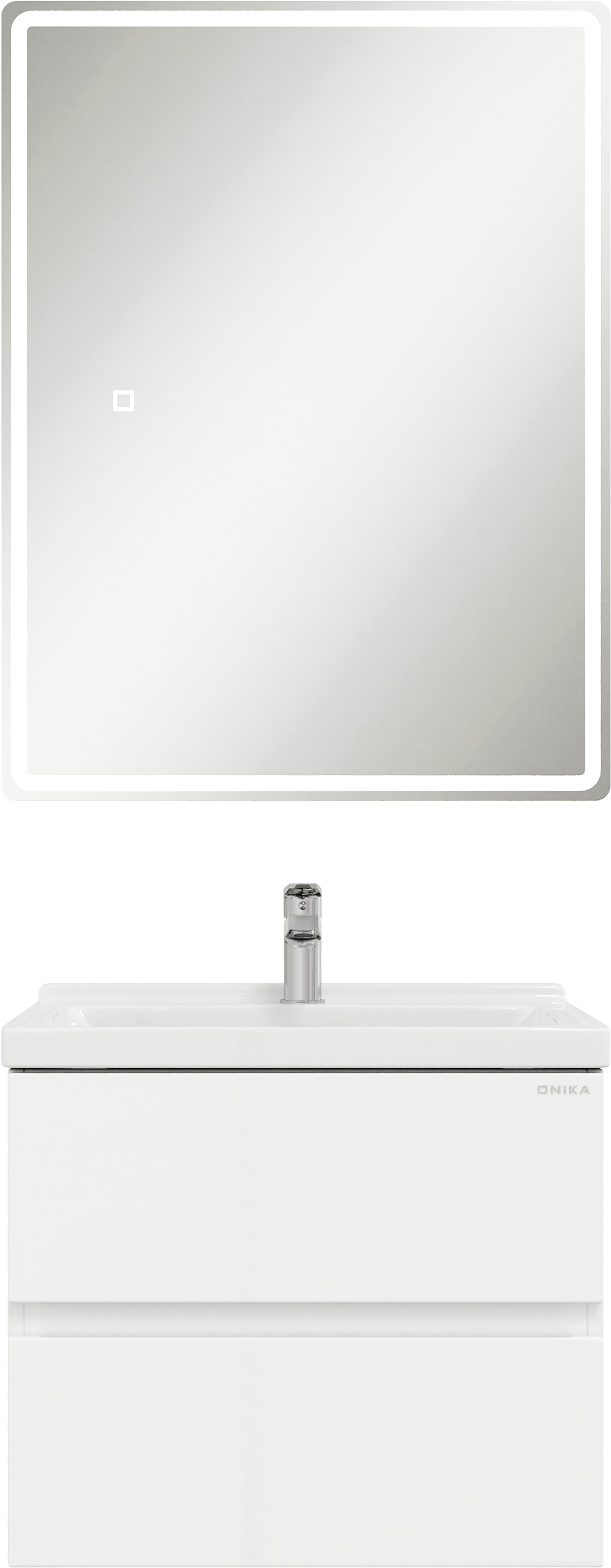 Мебель для ванной комнаты Onika Эвада 70 раковина Santek Миранда 70