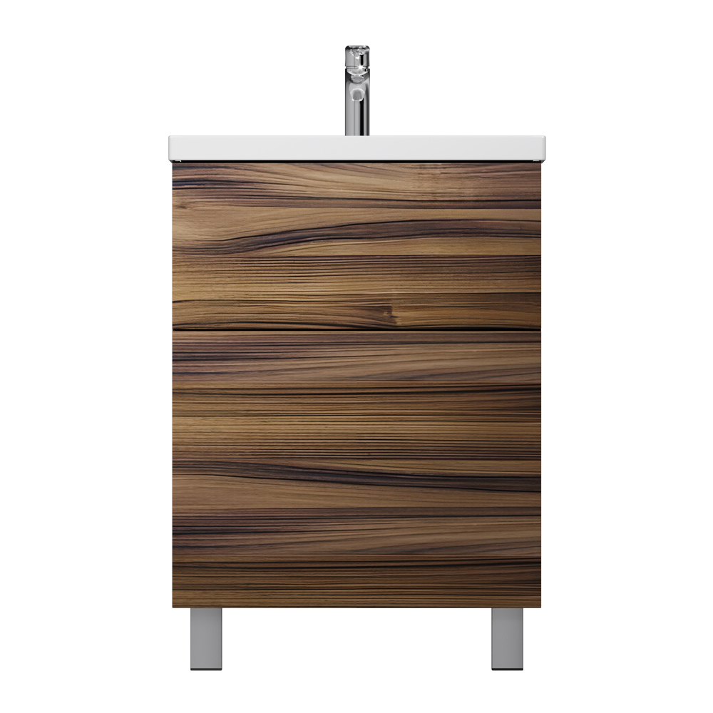 Тумба с раковиной AM.PM Gem 60 напольная, орех