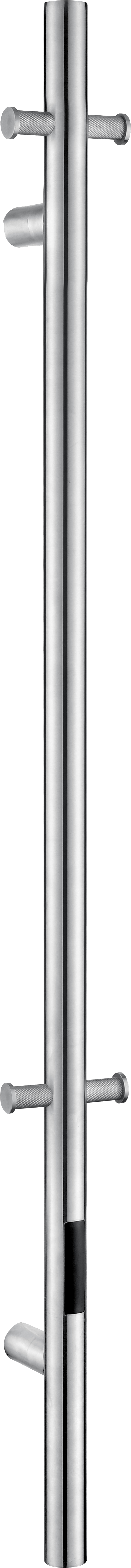 Полотенцесушитель электрический Boheme Uno 726-CR 150x10 см, скрытое подключение, chrome, I-образный, из стали