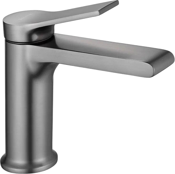 Смеситель для раковины Shevanik S8301T оружейная сталь