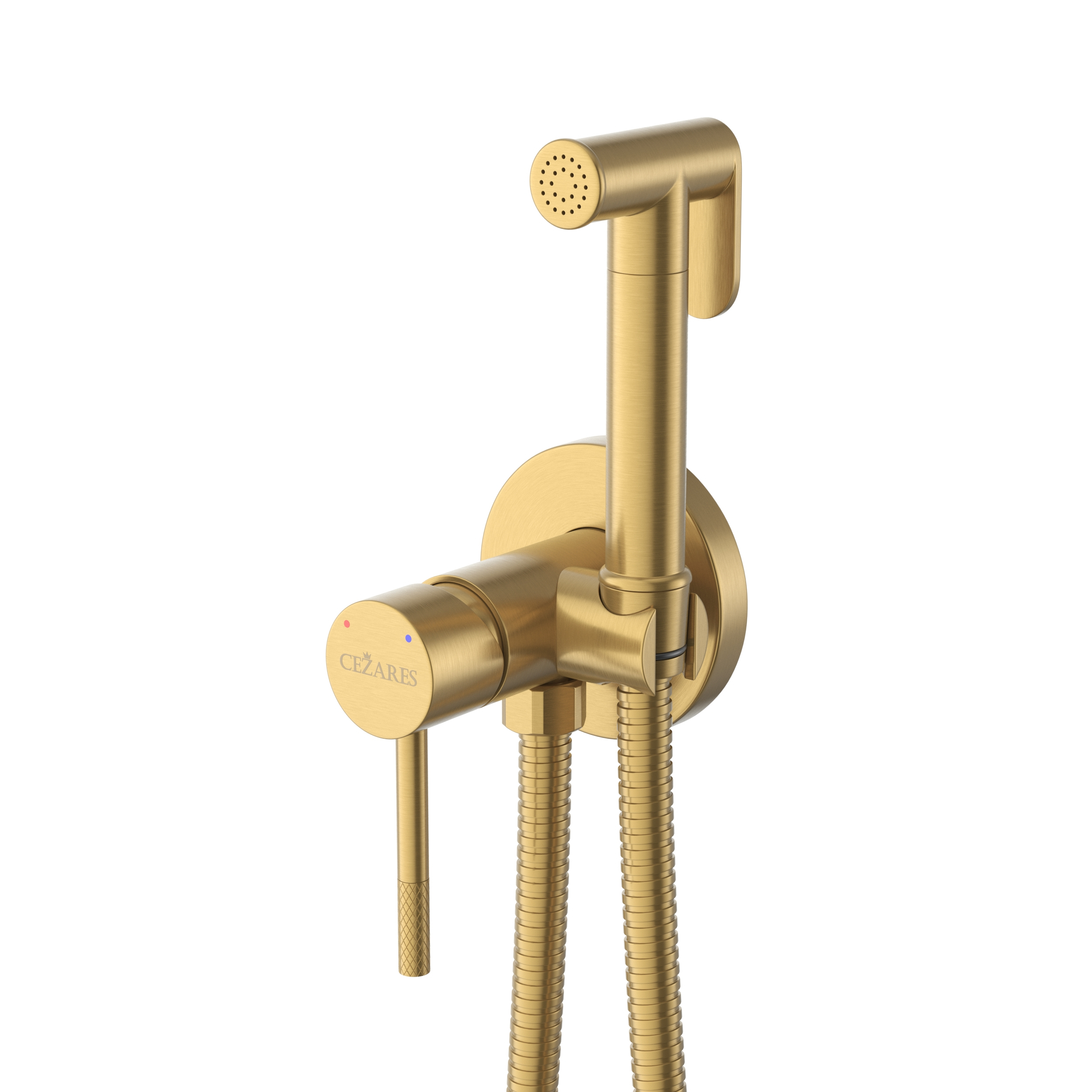 Гигиенический душ Cezares Relax RELAX-DIF-BORO С ВНУТРЕННЕЙ ЧАСТЬЮ, брашированное золото