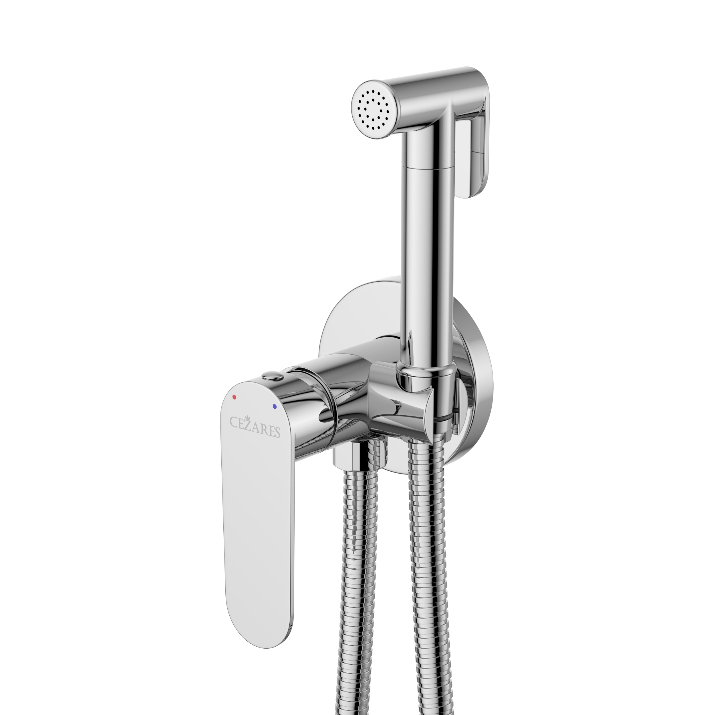 Гигиенический душ Cezares Stylus STYLUS-DIF-01 С ВНУТРЕННЕЙ ЧАСТЬЮ, хром