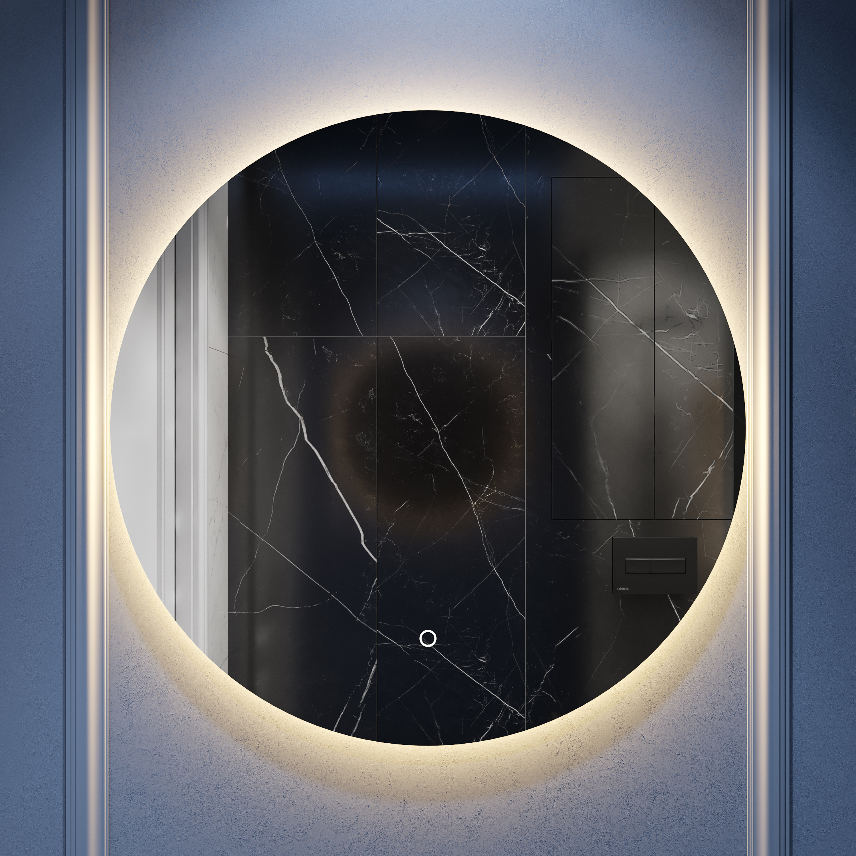 Мебель для ванной комнаты STWORKI Ноттвиль 80 белая, с отверстием под смеситель, подвесная, раковина Эстерсунд S31410WH (комплект, гарнитур)