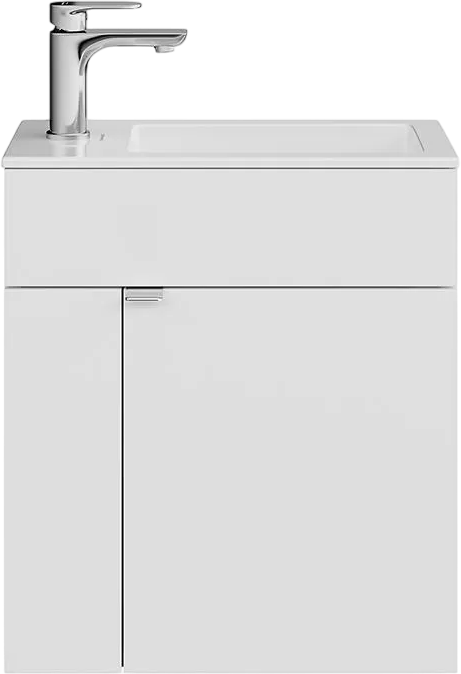 Тумба с раковиной KERAMA MARAZZI 50 белая глянцевая