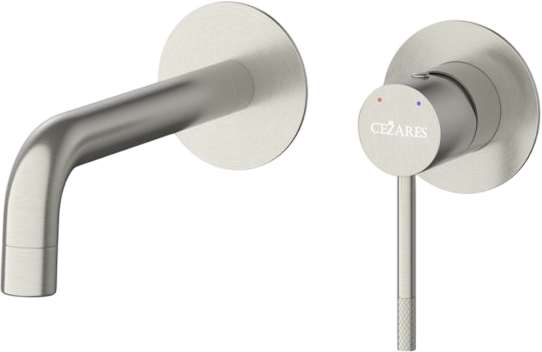 Смеситель для раковины Cezares Relax RELAX-BLI2-1 С ВНУТРЕННЕЙ ЧАСТЬЮ, сатин