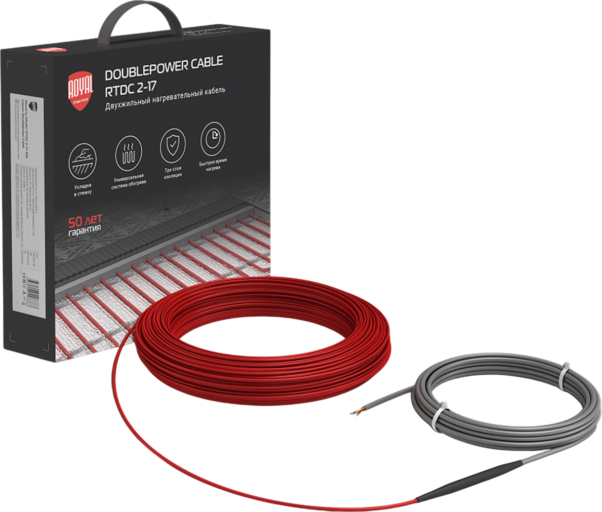 Теплый пол Royal Thermo Doublepower Cable RTDC 2-17-2500