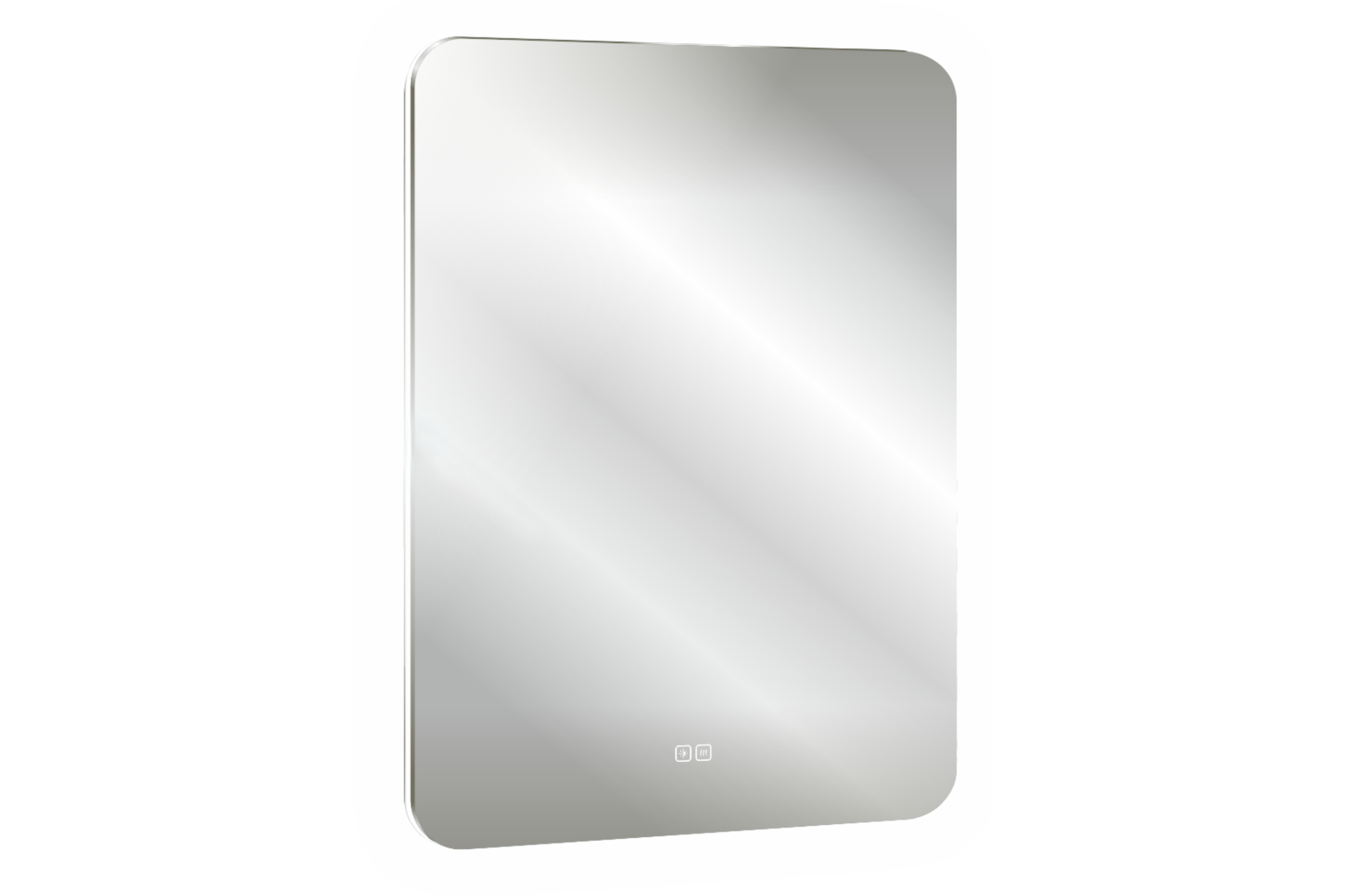 Зеркало в ванную комнату Silver Mirrors Паллада 550х800 - 2.2 (ТХ, подогрев, сенсорный выключатель) зеркало