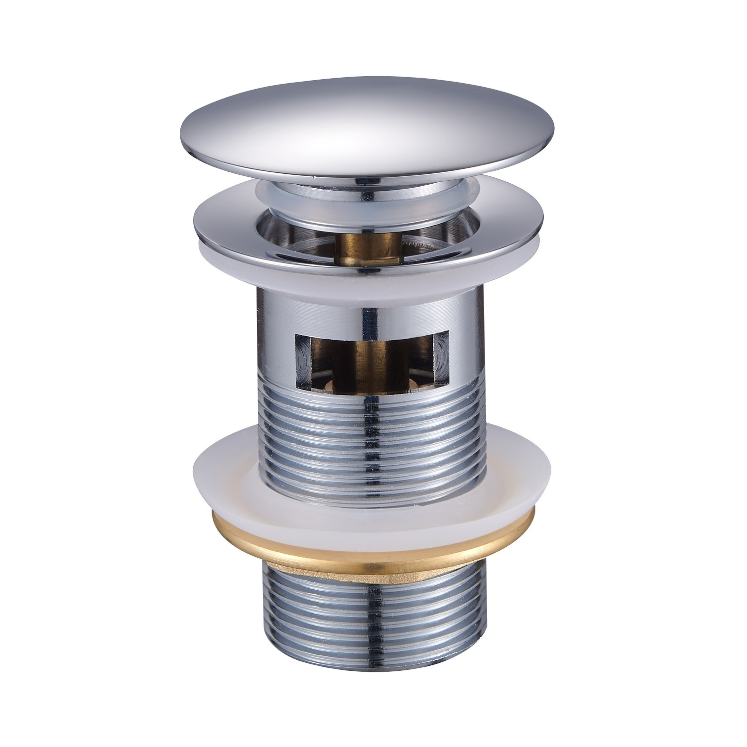 Донный клапан для раковины Raglo R600 R600.03 с переливом, хром