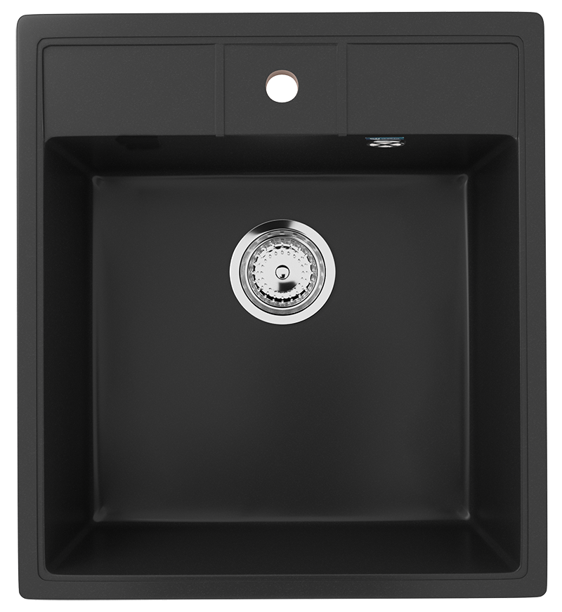 Мойка кухонная Ulgran U-406 -344 ультра-черная