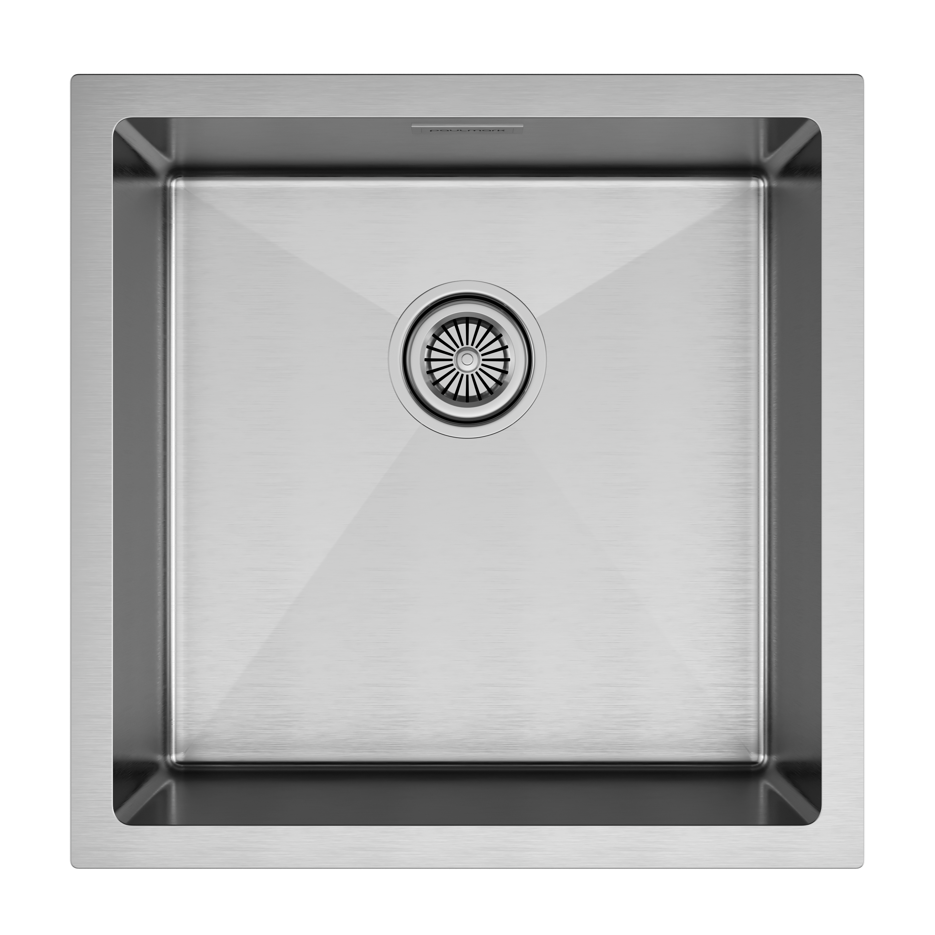 Мойка кухонная Paulmark Polly 44 UNI брашированная нержавеющая сталь