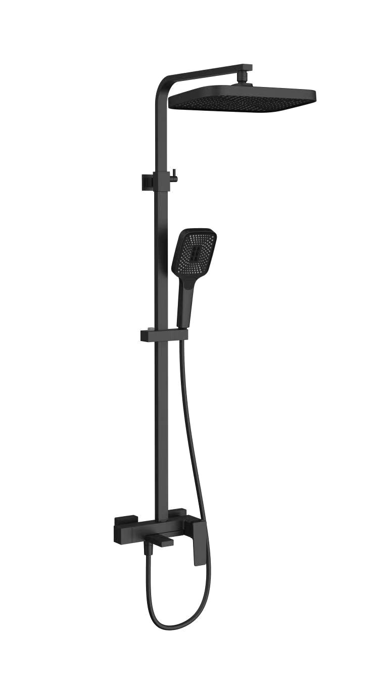 Душевая стойка Vincea Cube VSFS-4C12MB матовый черный