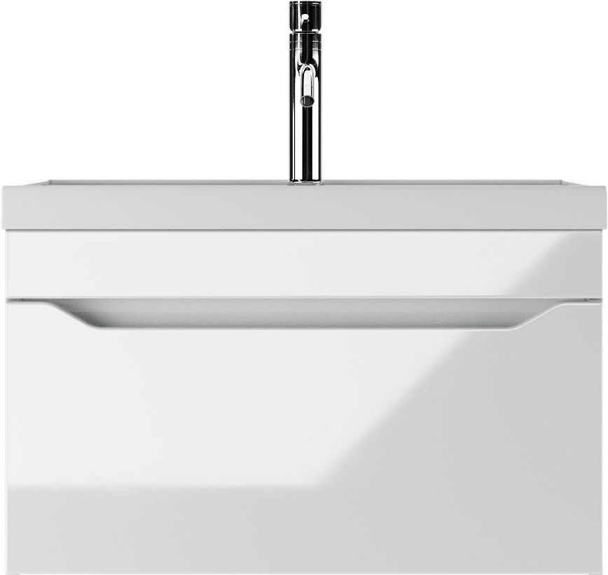 Тумба под раковину подвесная Айсберг, "Bazis 70" Ева с одним ящиком В1