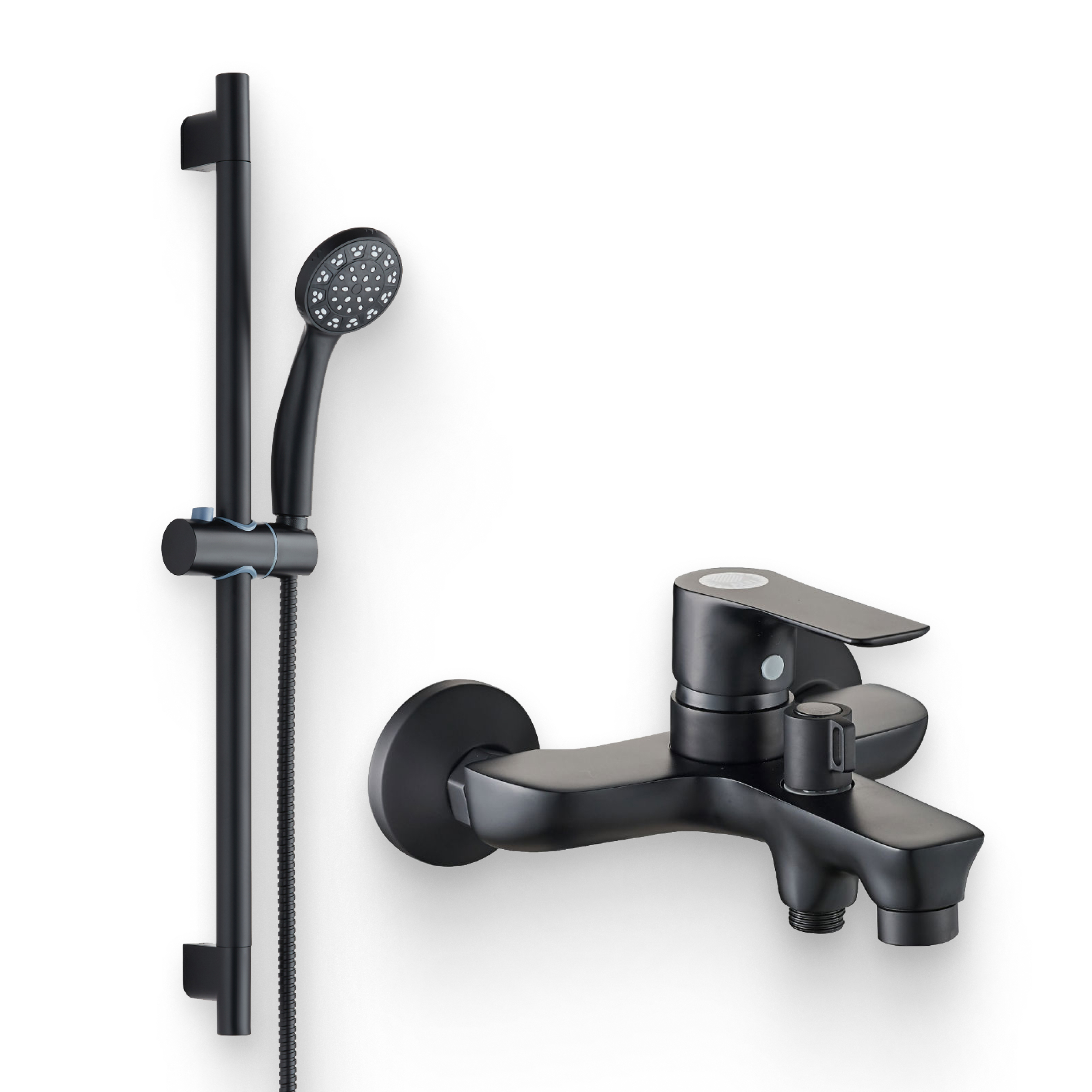 Душевой комплект Смеситель Orange Aristo Aristo M19-100b + Гарнитур One Life OL11B черный