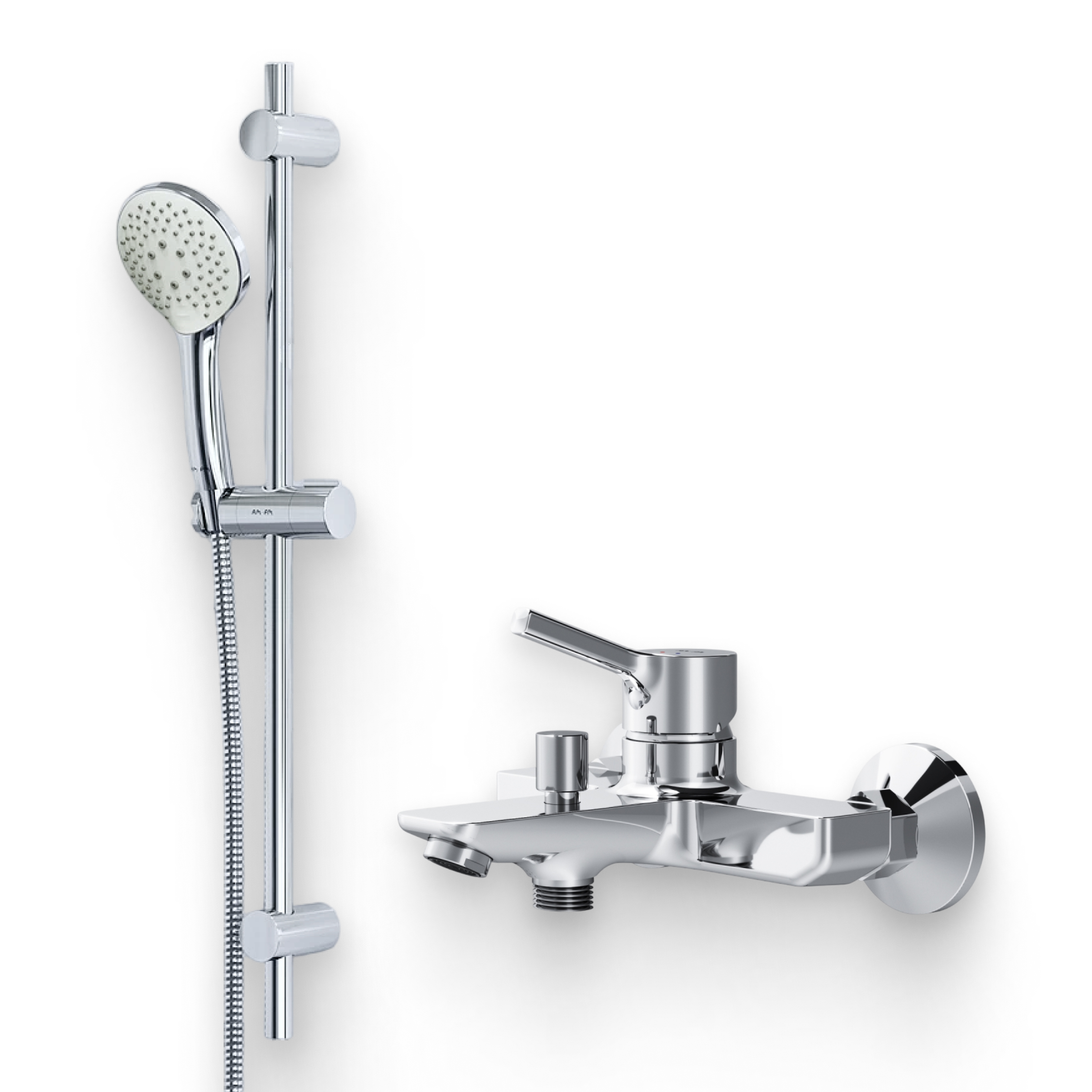 Душевой комплект Смеситель AM.PM X-Joy S F85B10000 + Гарнитур Gem F0190100, хром