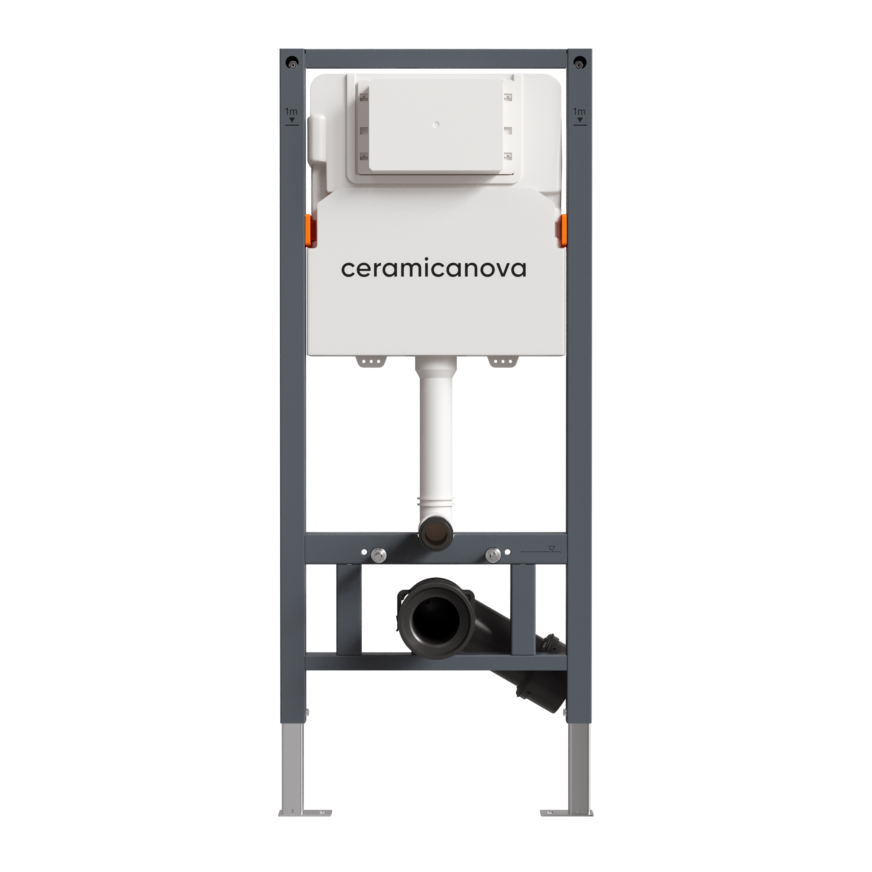 Инсталляция для унитаза Ceramicanova Balance CN121001 крепление к полу и стене