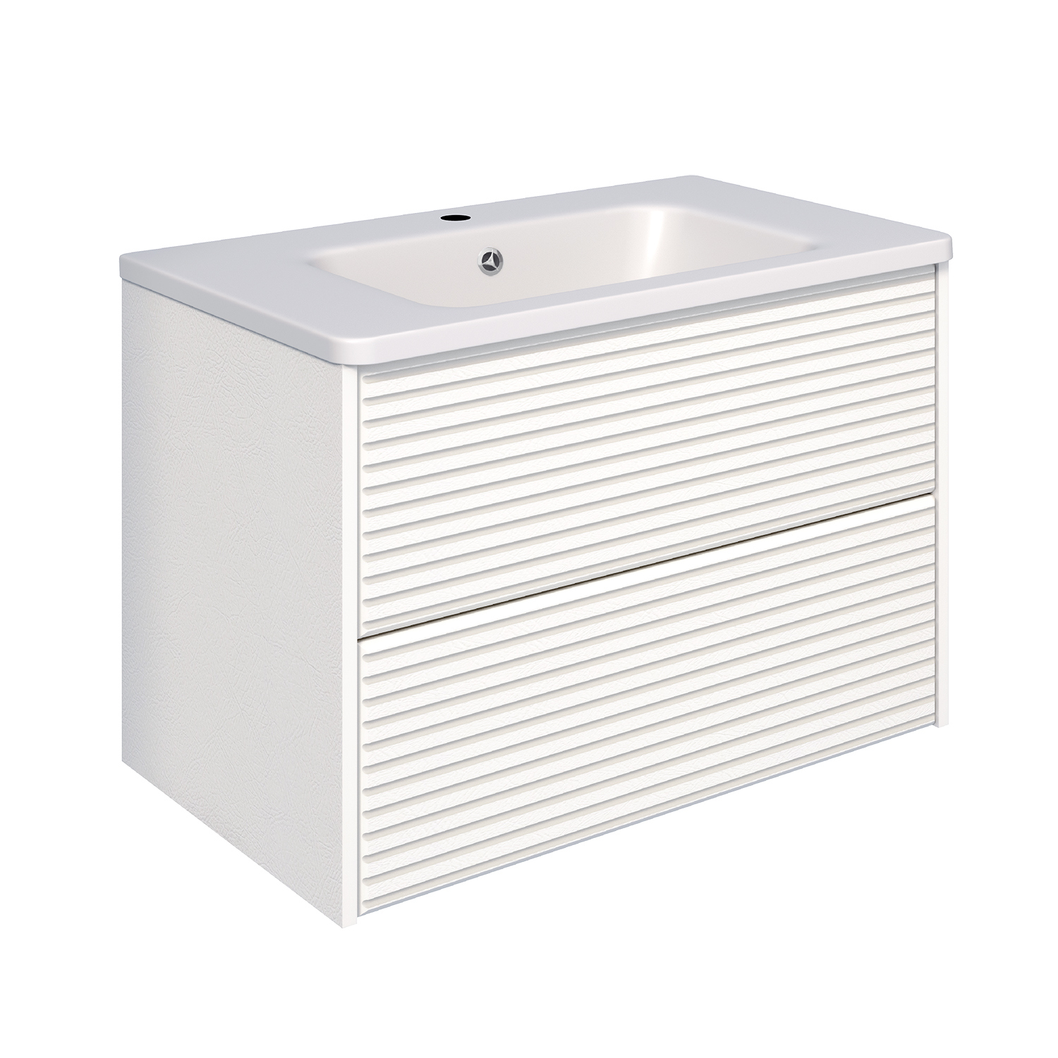 Тумба с раковиной Aqua de Marco Parma 80 подвесная, белая