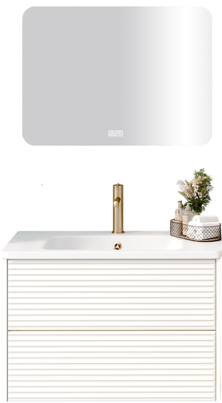 Мебель для ванной комнаты Aqua de Marco Parma 80 подвесная, белая