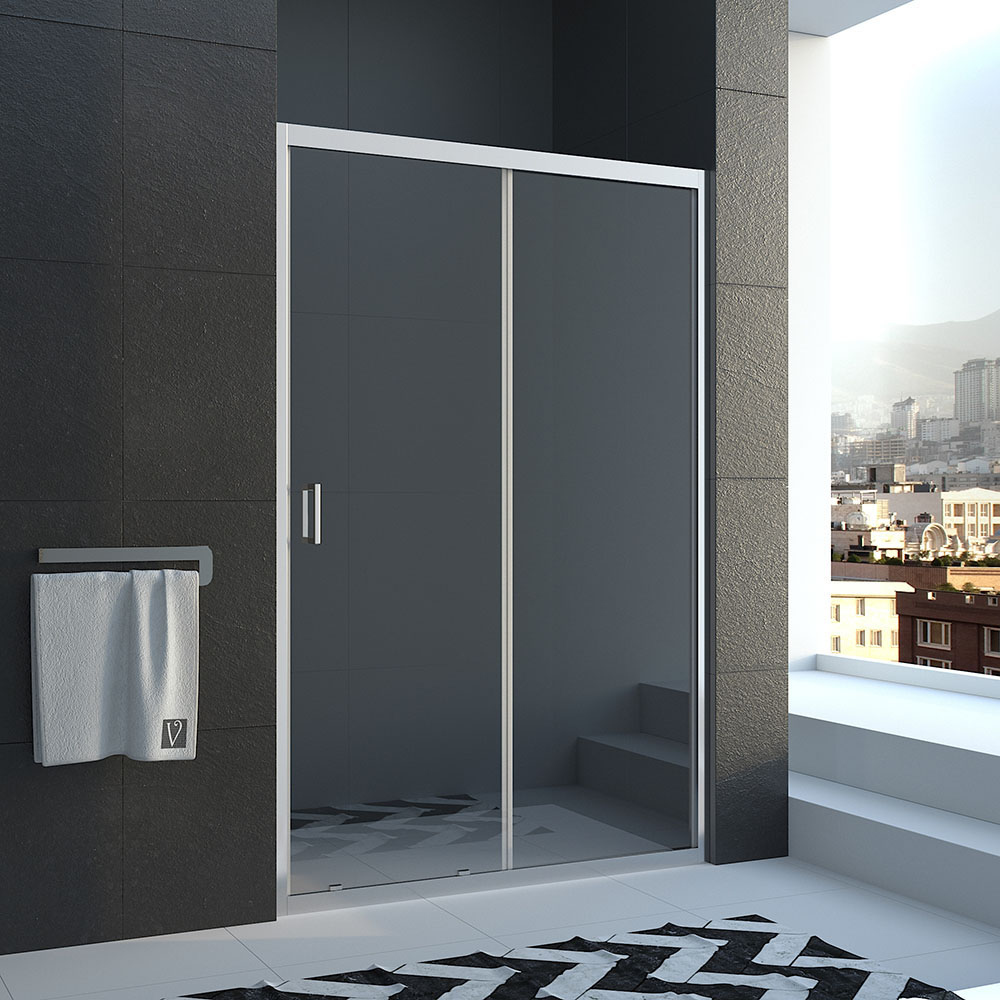 Душевая дверь в нишу Veconi Vianno VN40-120-01-C1 120 см, профиль хром, стекло прозрачное