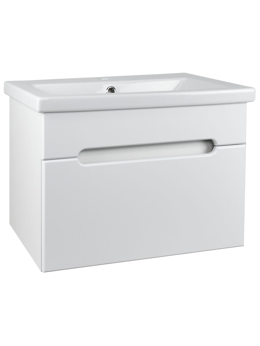 Тумба под раковину без столешницы DORATIZ Магнолия 60 подвесная, белая