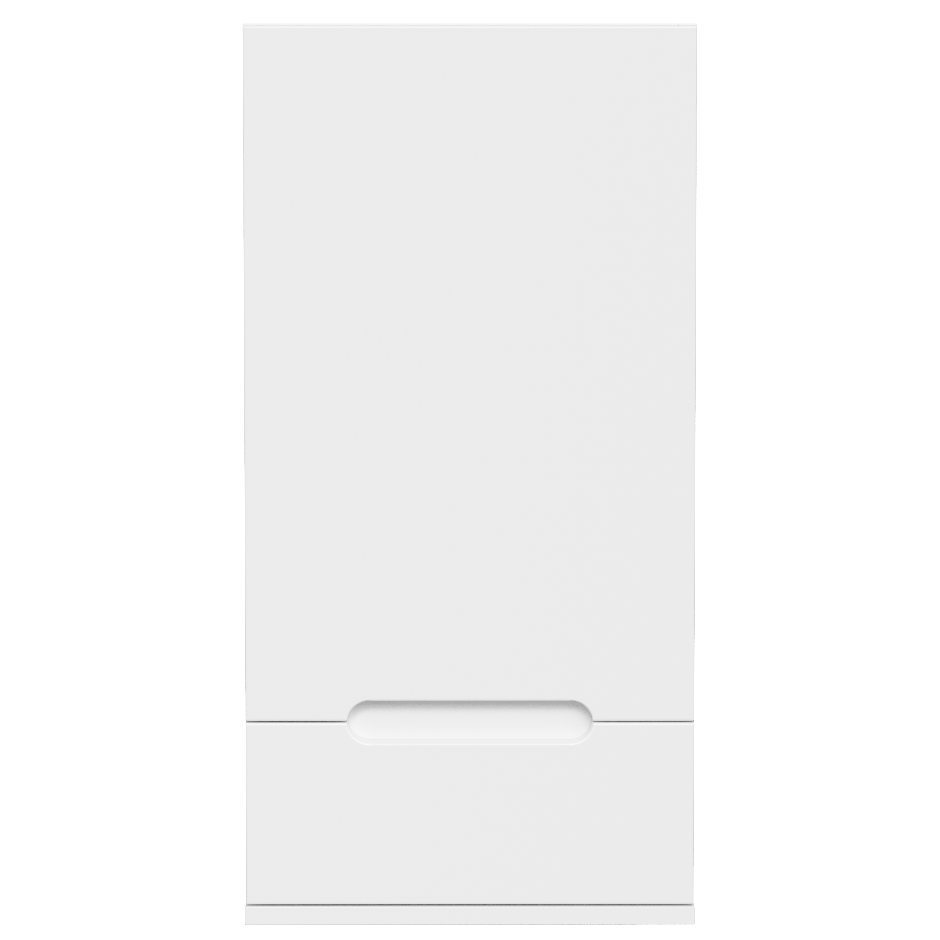 Шкаф над стиральной машиной DIWO Коломна 40 навесной с выдвижным ящиком, белый