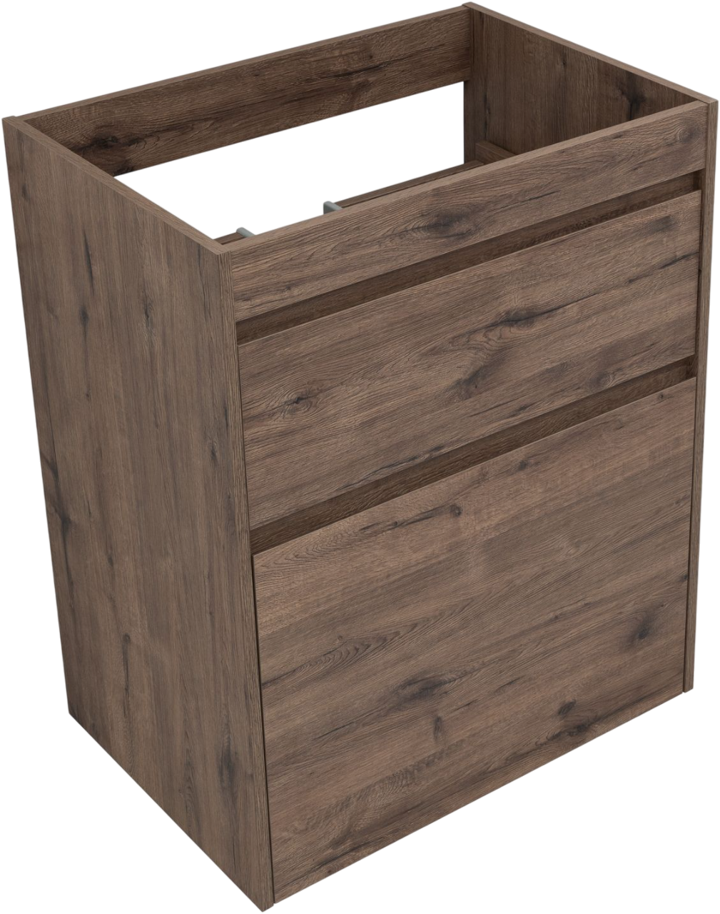 Тумба под раковину без столешницы Aquanet Токио 68 напольная, дуб веллингтон, под стиральную машину