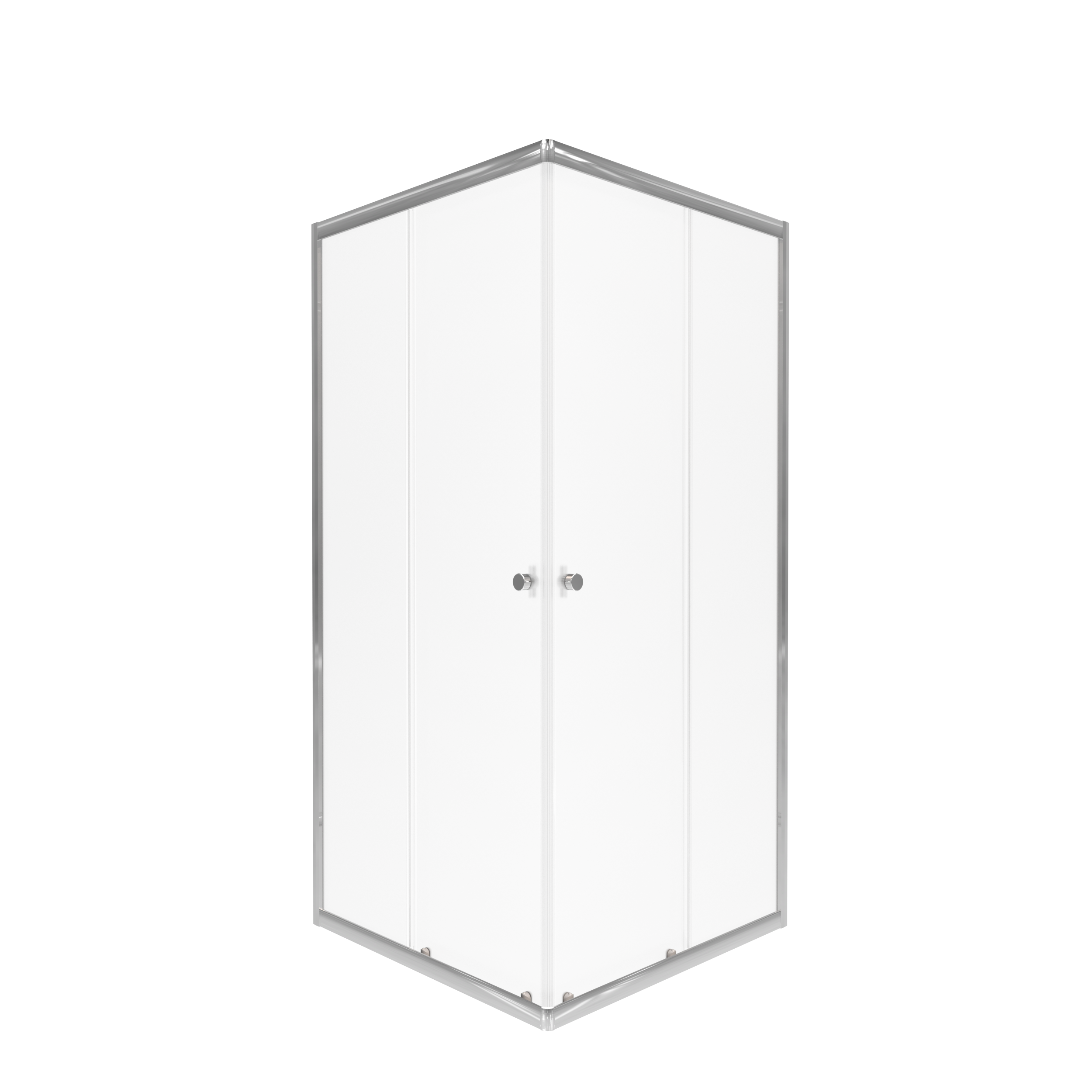 Душевой уголок Triton Вента Хром Вельвет Щ0000067978 80х80, стекло матовое, профиль глянцевый хром