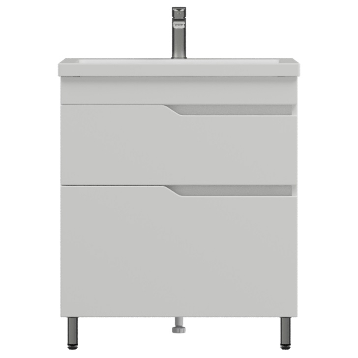 Тумба под раковину без столешницы Corozo Теона Z2 70 белая