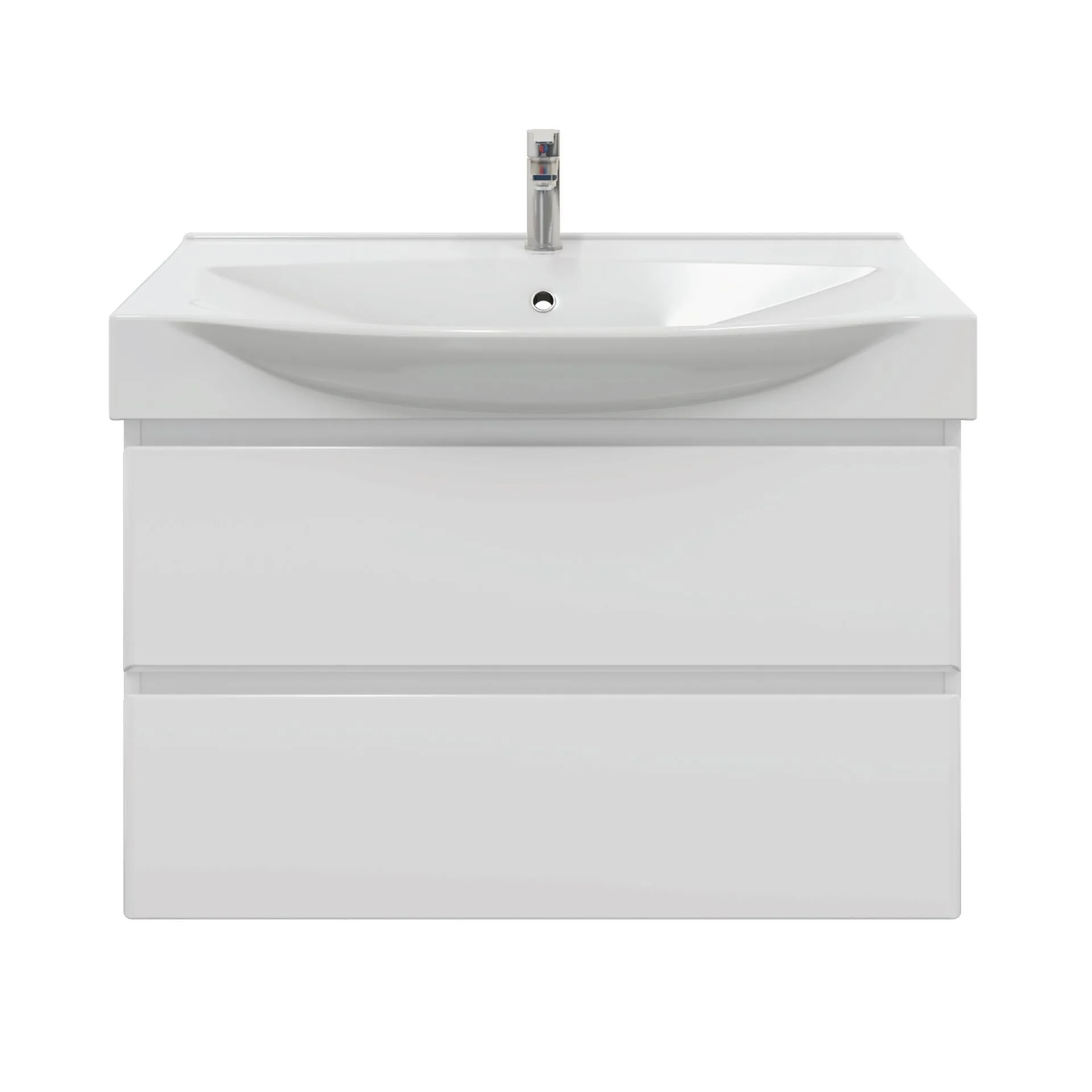 Тумба с раковиной SanStar Arista 85 подвесная