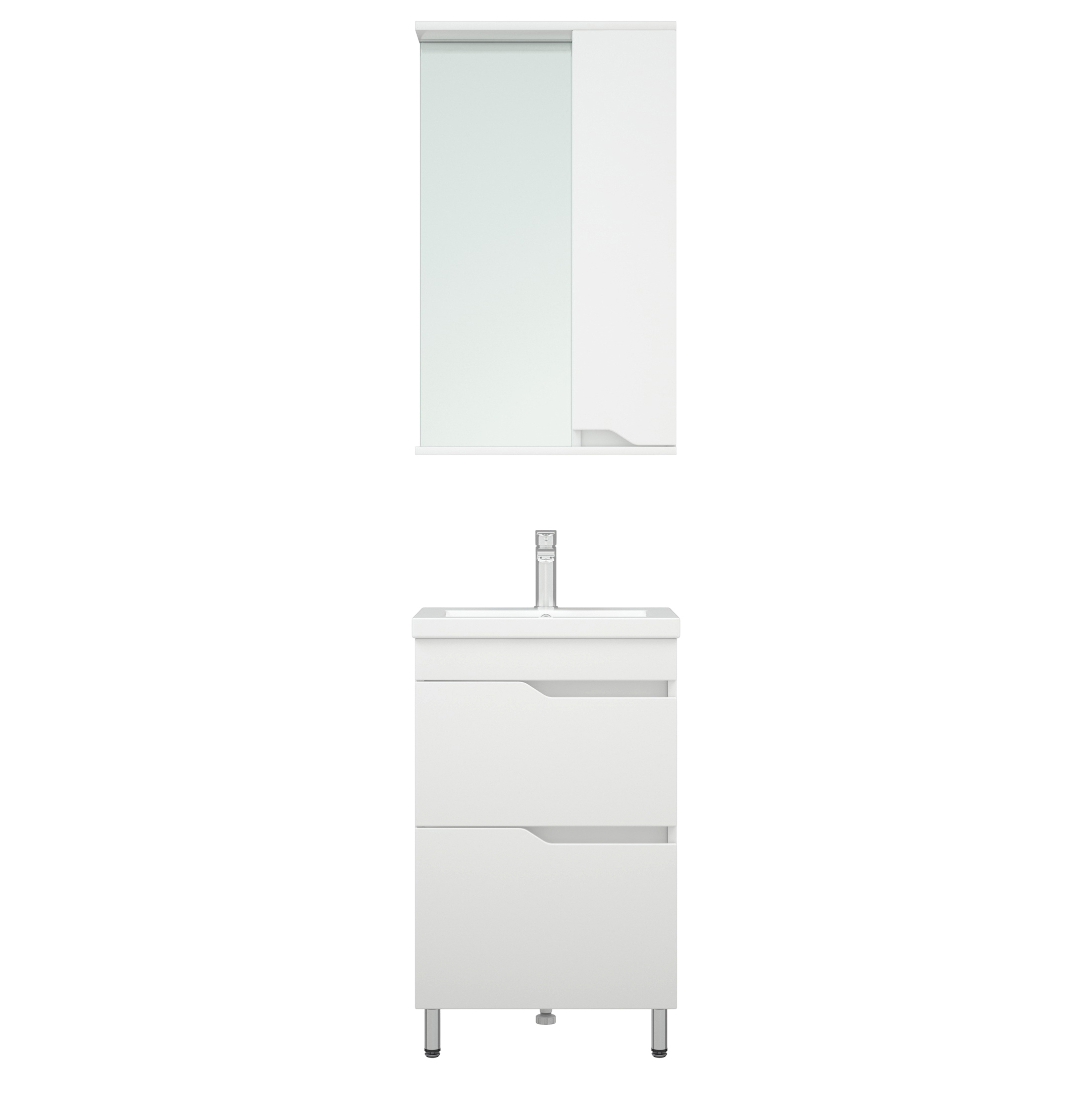 Мебель для ванной комнаты Corozo Теона Z2 50 белая