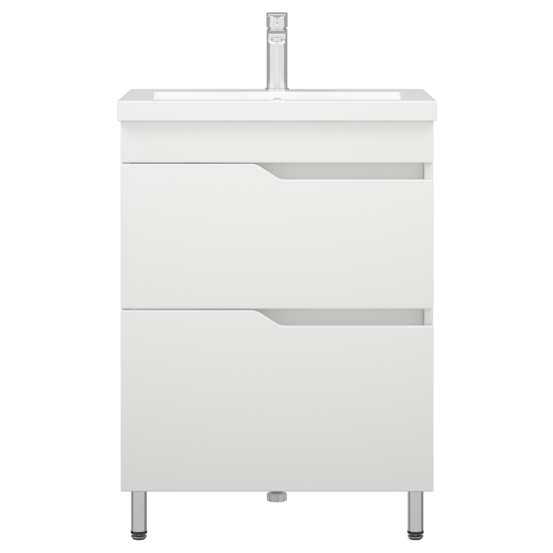 Тумба с раковиной Corozo Теона Z2 60 белая