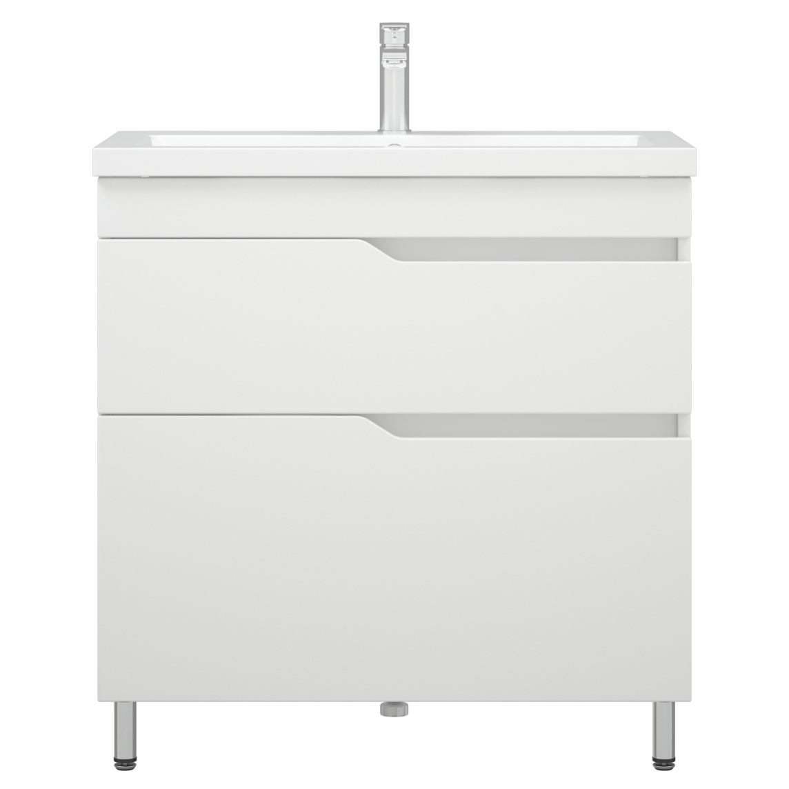 Тумба с раковиной Corozo Теона Z2 80 белая