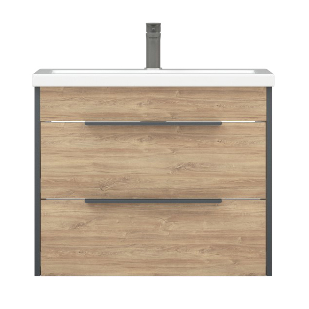 Тумба с раковиной Corozo Форест Z2 70 дуб канзас коричневый