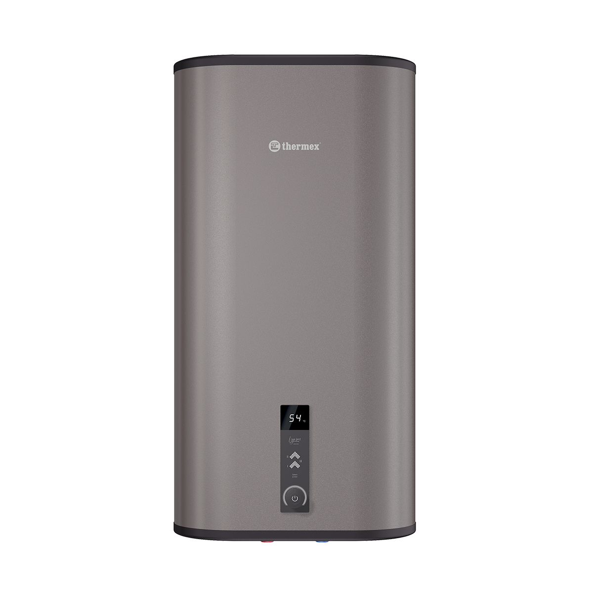 Накопительный водонагреватель Thermex Liga 151258 электрический, 50 л, настенный, вертикальный, сухой ТЭН, графит