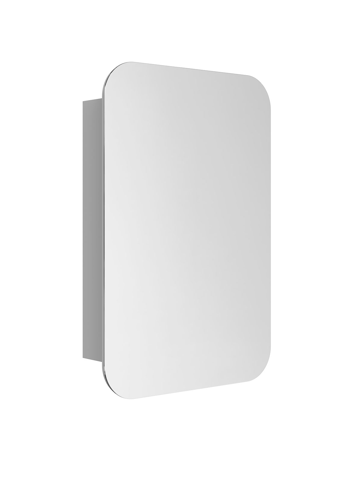 Зеркало-шкаф Alavann Cosmetic 50x75 с приближением, глянцевый белый