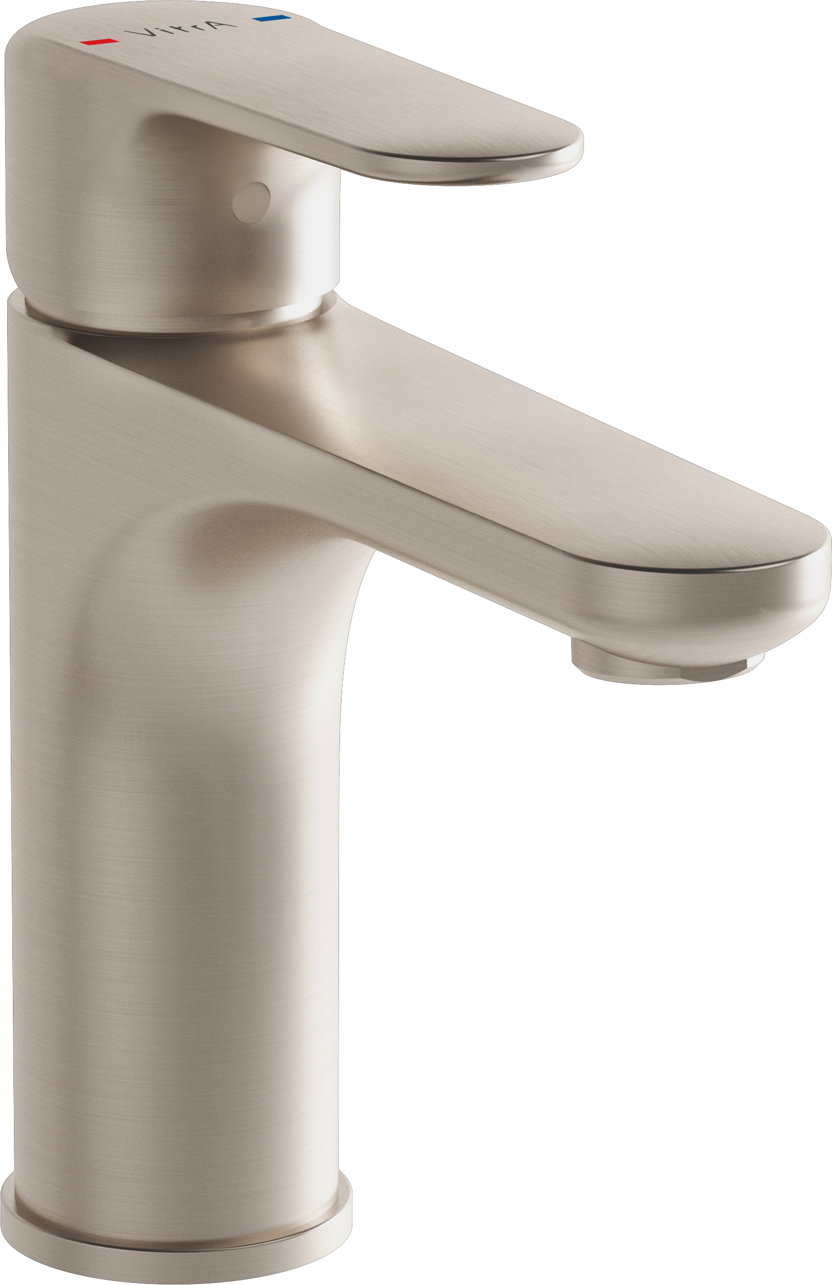 Смеситель для раковины VitrA Root Round A4270634EXP брашированный никель