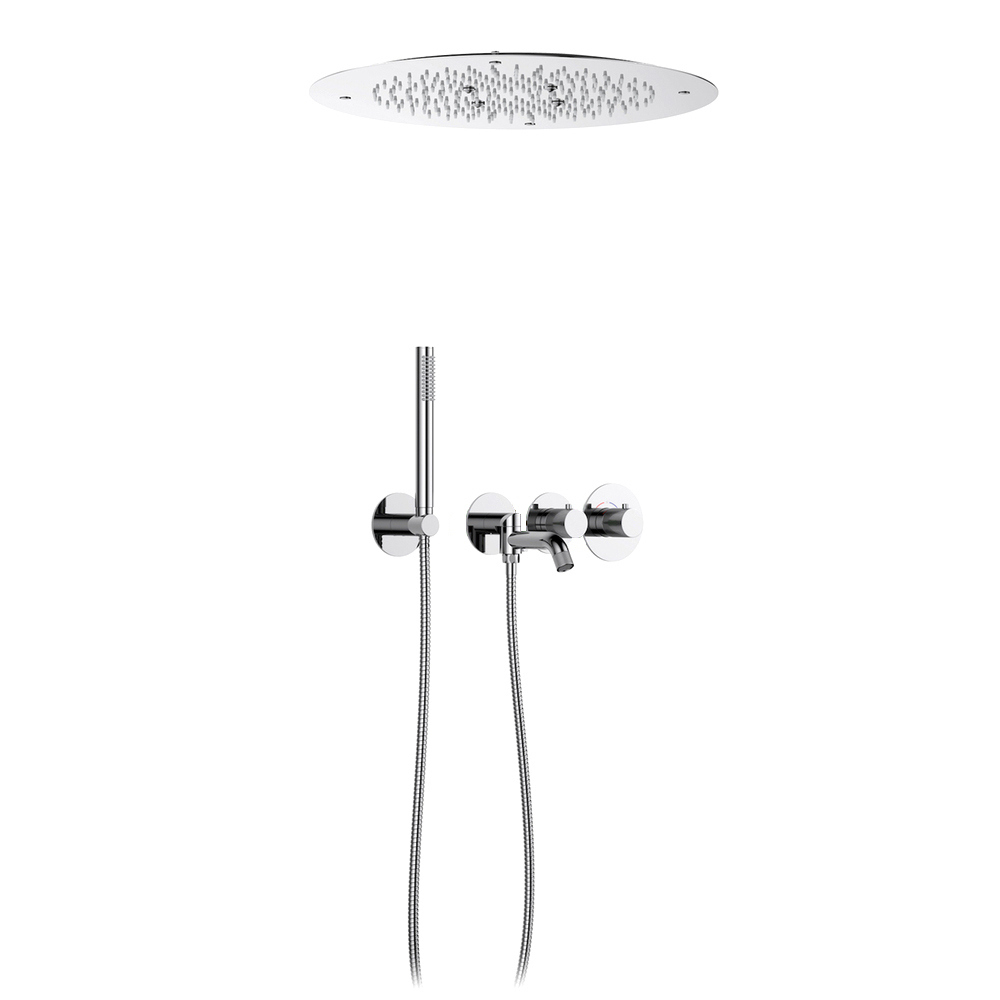 Душевой комплект Timo Petruma SX-2358/00SM С ВНУТРЕННЕЙ ЧАСТЬЮ, с термостатом, хром