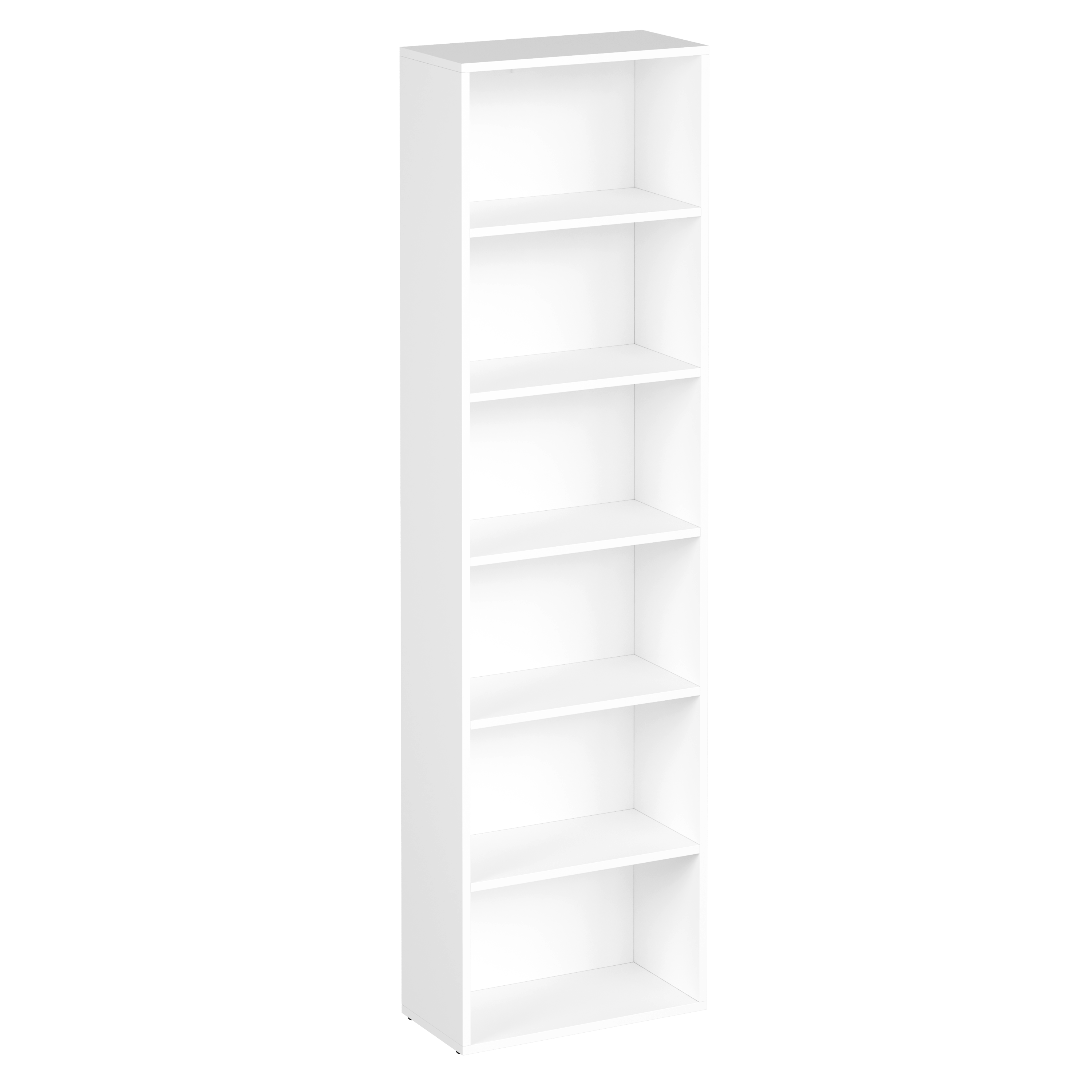 Стеллаж DIWO Коломна 50 с полками, 50х177х24 см белый