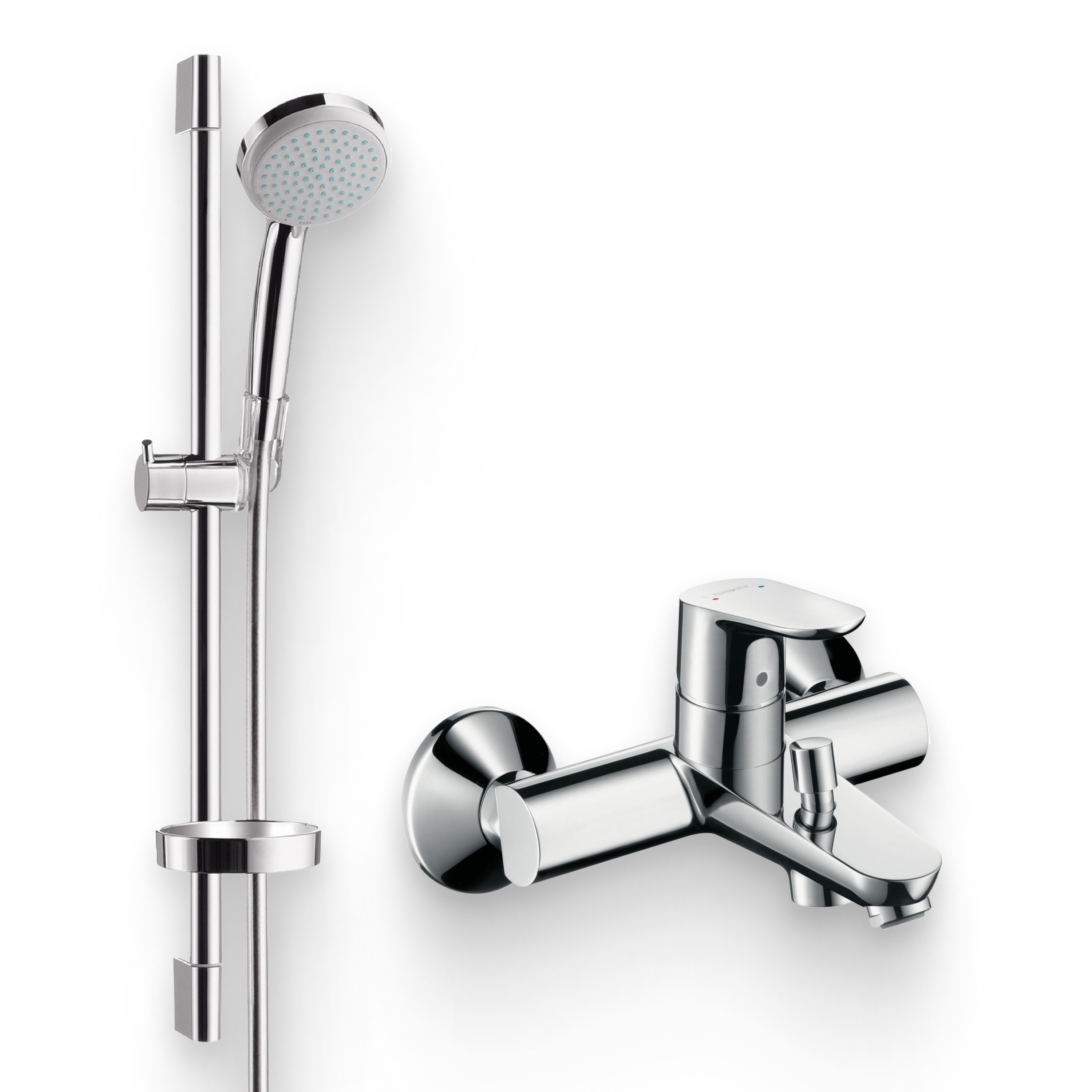Душевой комплект Смеситель Hansgrohe Focus E2 31940000 + Гарнитур Croma 100 Vario 27771000, Unica C