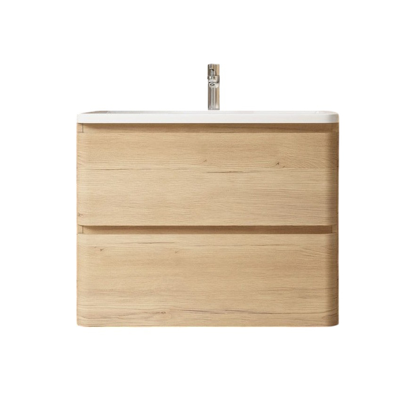 Тумба с раковиной Itana Roberto 70 подвесная, дуб мавелла голд