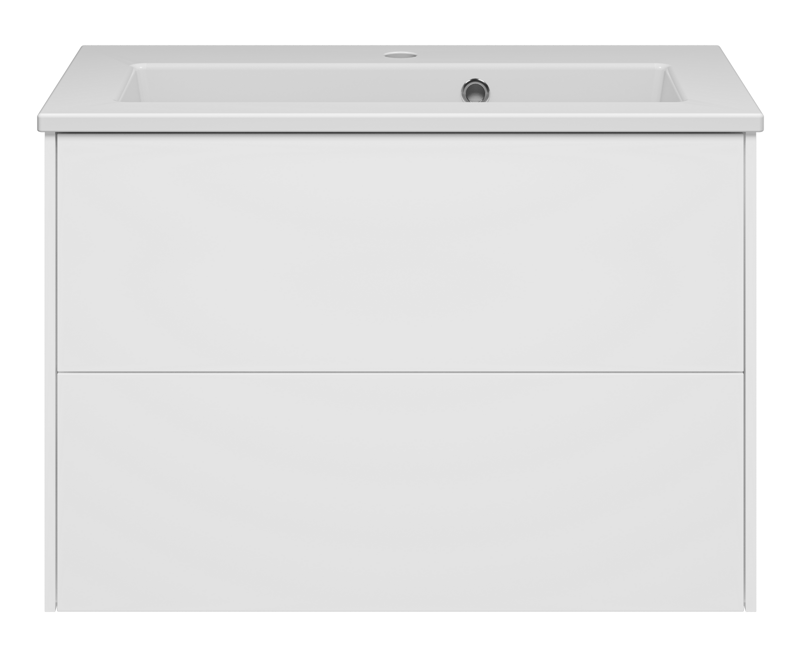 Тумба под раковину без столешницы Brevita Toy 70 подвесная, белая