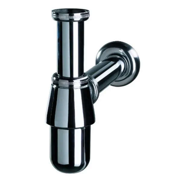 Сифон для раковины Wirquin Classic 30975128 32 мм, бутылочный, chrome