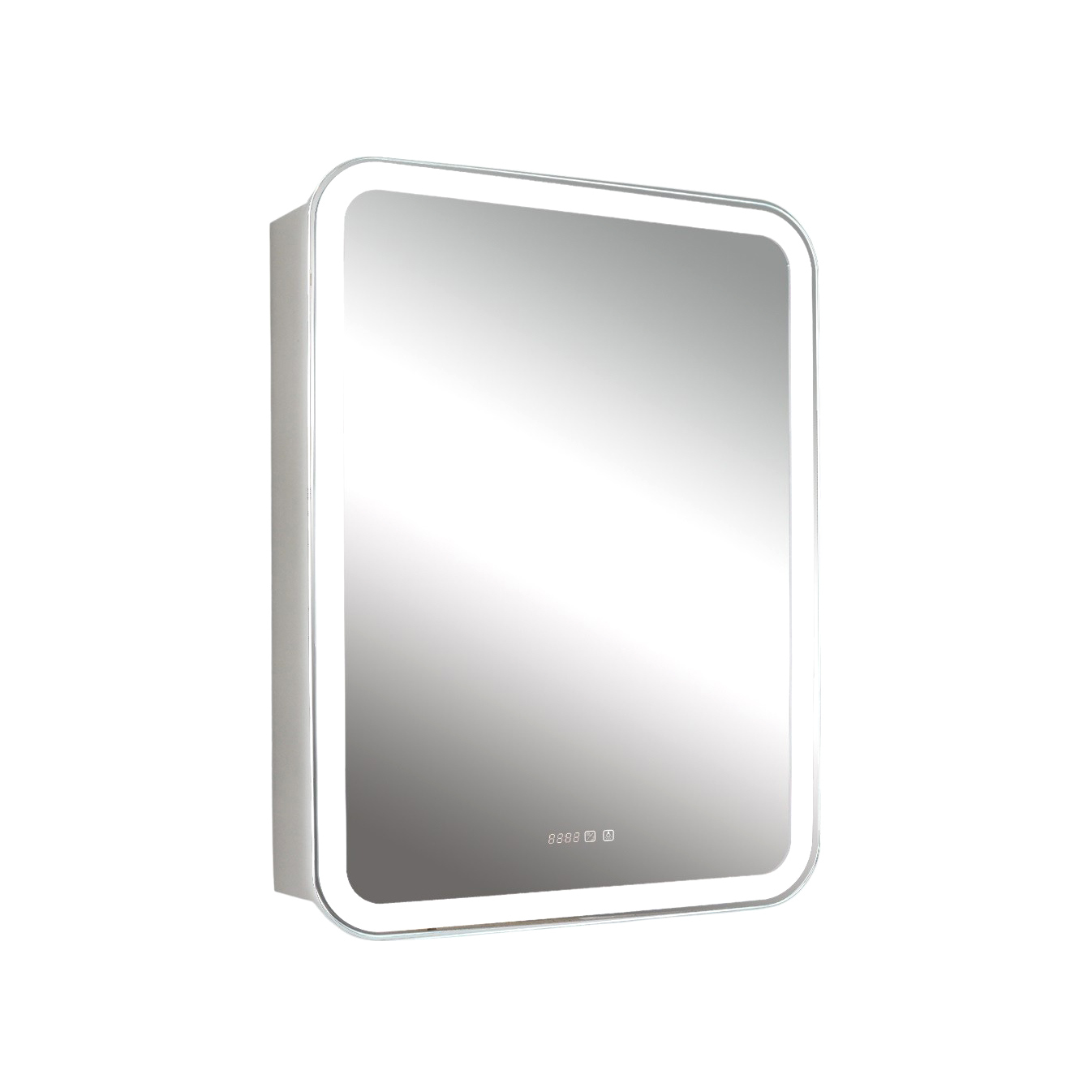 Зеркало-шкаф Silver Mirrors Фиджи 50x75 с подсветкой, сменой цвета подсветки (теплый/холодный)