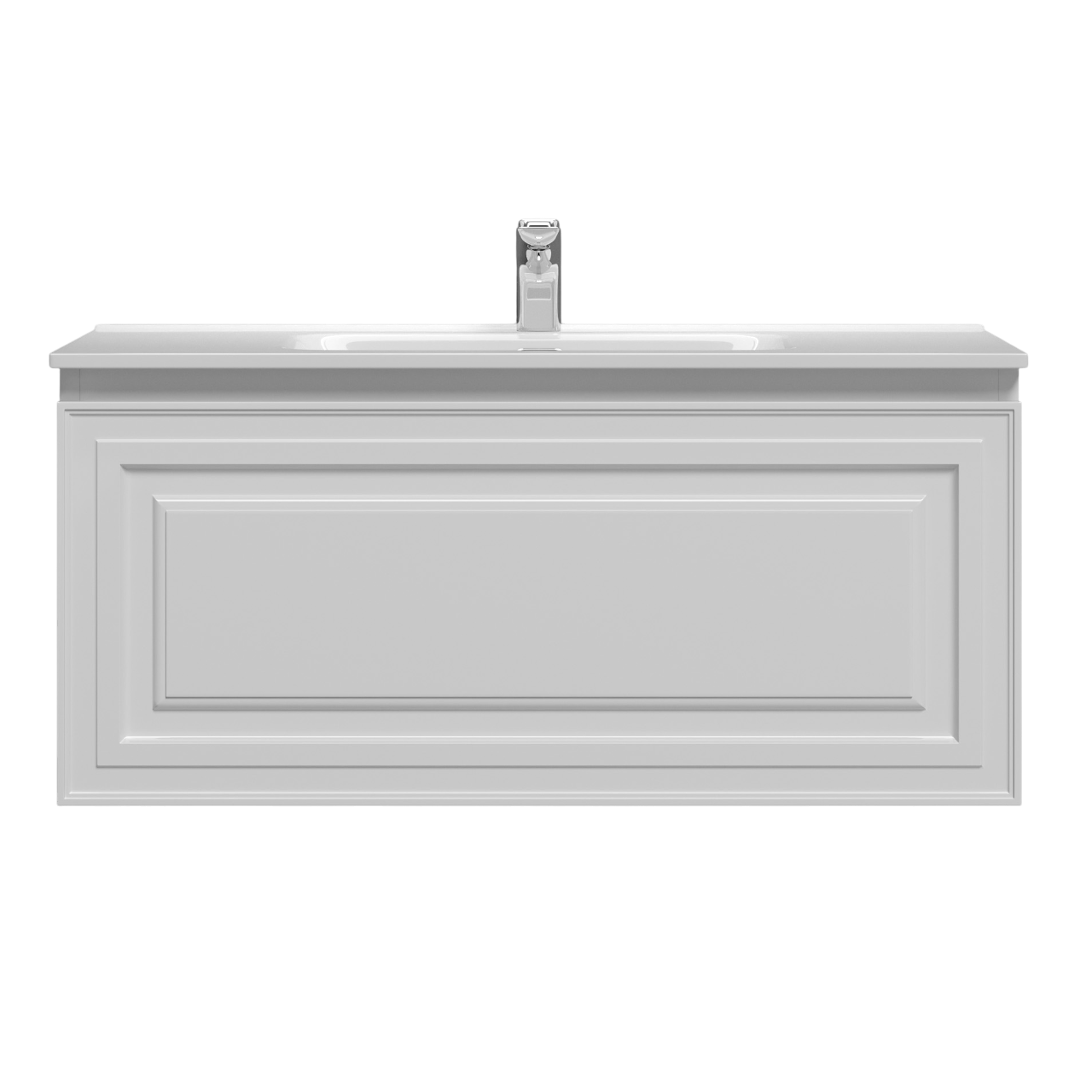 Тумба с раковиной Sancos Very 90 bianco, раковина CN7002